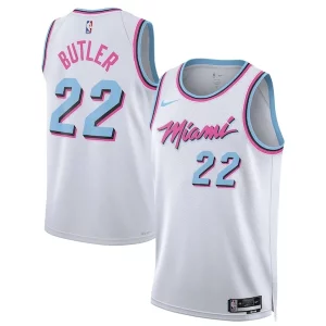Jimmy Butler Miami Heat Nike Unisex 2024/25 Swingman Player Jersey City Elegant Edition White Ideal for Collectors