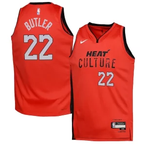 Jimmy Butler Miami Heat Nike Youth 2024/25 Fabulous Swingman Player Jersey City Edition Red Perfect for Game Day