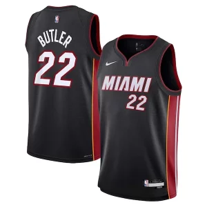 Jimmy Butler Miami Stylish Heat Nike Youth Swingman Jersey Icon Edition Black Great for Fans