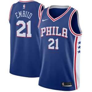 Joel Embiid Philadelphia 76ers Nike Swingman Eye - catching Jersey Royal Icon Edition Ideal for Collectors