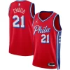 Joel Embiid Philadelphia Stylish 76ers Jordan Brand Unisex Swingman Jersey Statement Edition Red Ideal for Collectors