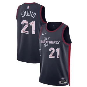 Joel Embiid Philadelphia Unique 76ers Nike Unisex 2023/24 Swingman Jersey Navy City Edition for Basketball Enthusiasts