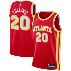 John Collins Atlanta Hawks Nike Unisex Swingman Premium Jersey Icon Edition Red for Basketball Enthusiasts