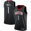 John Wall Houston Rockets Jordan Brand 2020/21 Eye - catching Swingman Jersey Statement Edition Black Great for Fans