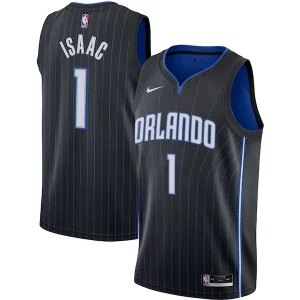 Jonathan Isaac Orlando Magic Nike Swingman Jersey Black Icon Edition Unique Great for Fans