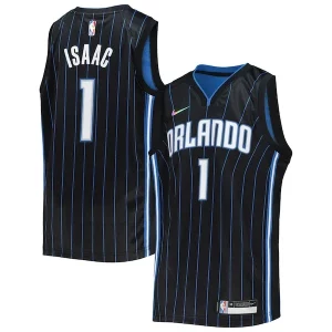 Jonathan Isaac Orlando Magic Nike Youth Chic 2021/22 Diamond Swingman Jersey Icon Edition Black Great for Fans