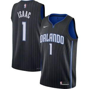 Jonathan Isaac Orlando Magic Nike Youth Swingman Jersey Icon Eye - catching Edition Black for Basketball Enthusiasts