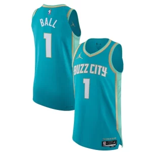 Jordan Brand LaMelo Ball Charlotte Hornets Elegant Authentic Jersey City Edition Teal Perfect for Game Day
