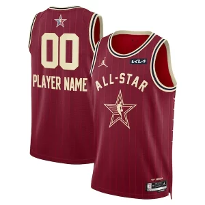 Jordan Brand Unisex 2024 NBA All Star Game Unique Swingman Custom Jersey Crimson for Basketball Enthusiasts