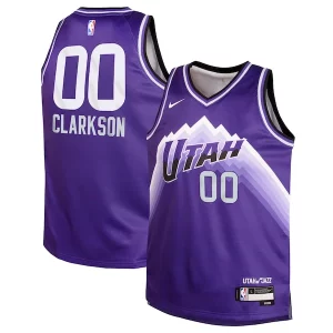 Jordan Clarkson Unique Utah Jazz Nike Youth Swingman Replica Jersey City Edition Purple Ideal for Collectors