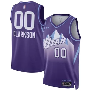 Jordan Clarkson Utah Jazz Nike Unisex Gorgeous 2024/25 Swingman Player Jersey City Edition Purple Great for Fans
