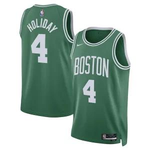 Jrue Holiday Boston Celtics Nike Unisex Swingman Jersey Icon Gorgeous Edition Kelly Green Great for Fans