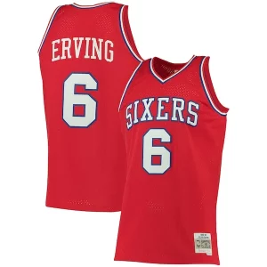Julius Premium Erving Philadelphia 76ers 1982/83 Big & Tall Hardwood Classics Swingman Jersey Red Must - Have for Jerseys Lovers