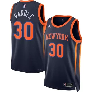 Julius Randle New York Knicks Jordan Brand Unisex Swingman Jersey Eye - catching Statement Edition Navy Must - Have for Jerseys Lovers