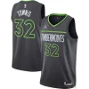 Karl Anthony Towns Minnesota Timberwolves Jordan Brand Unisex Swingman Jersey Statement Edition Charcoal Elegant Ideal for Collectors