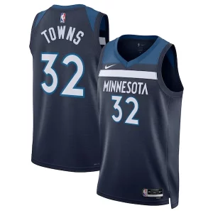 Karl Anthony Towns Trendy Minnesota Timberwolves Nike Unisex Swingman Jersey Icon Edition Navy Must - Have for Jerseys Lovers