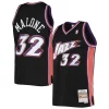 Karl Unique Malone Utah Jazz 2001/02 Hardwood Classics Swingman Jersey Black Perfect for Game Day