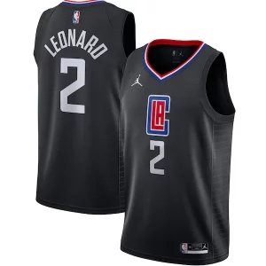 Kawhi Leonard LA Clippers Jordan Brand Chic 2020/21 Swingman Jersey Statement Edition Black Ideal for Collectors