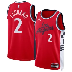 Kawhi Leonard LA Clippers Jordan Brand Unisex 2024/25 Stylish Swingman Jersey Statement Edition Red Perfect for Game Day
