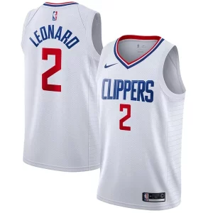 Kawhi Leonard LA Clippers Nike 2019/2020 Swingman Jersey Association Edition White Elegant Must - Have for Jerseys Lovers
