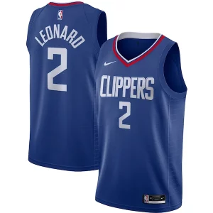 Kawhi Leonard LA Clippers Nike Swingman Jersey Royal Premium Icon Edition for Basketball Enthusiasts