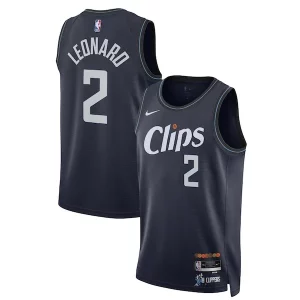 Kawhi Leonard LA Clippers Nike Unique Unisex 2023/24 Swingman Jersey Navy City Edition Ideal for Collectors