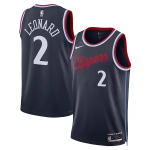 Kawhi Leonard LA Clippers Nike Unisex 2024/25 Swingman Unique Jersey Navy Icon Edition Must - Have for Jerseys Lovers
