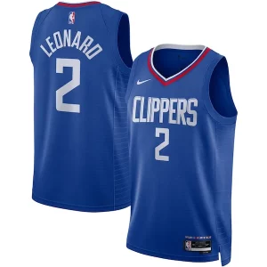Kawhi Leonard LA Clippers Nike Unisex Swingman Jersey Icon Edition Royal/White Gorgeous for Basketball Enthusiasts