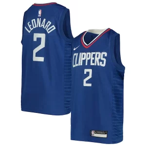 Kawhi Leonard LA Clippers Nike Youth Swingman Trendy Jersey Icon Edition Royal/White for Basketball Enthusiasts