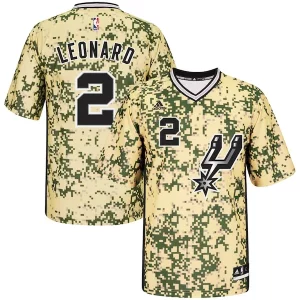 Kawhi Leonard San Fabulous Antonio Spurs adidas Pride Replica Jersey Camo Great for Fans