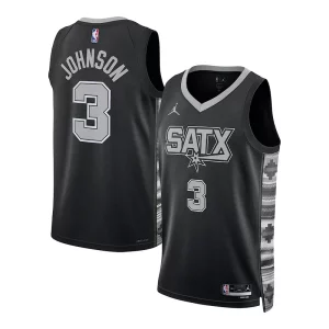Keldon Johnson San Antonio Spurs Jordan Brand Elegant Unisex Swingman Jersey Statement Edition Black Ideal for Collectors