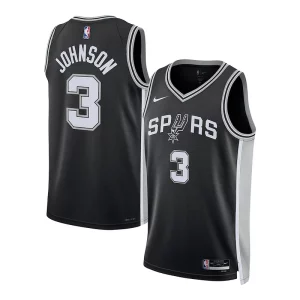 Keldon Johnson San Antonio Spurs Unique Nike Unisex Swingman Jersey Association Edition Black Perfect for Game Day