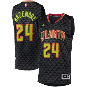 Kent Bazemore Atlanta Hawks adidas Swingman Jersey Unique Charcoal Must - Have for Jerseys Lovers