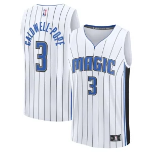Kentavious Caldwell Pope Orlando Magic Fast Break Replica Player Trendy Jersey Association Edition White Perfect for Game Day