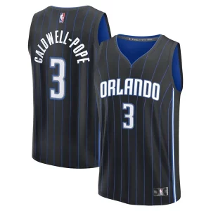 Kentavious Caldwell Pope Orlando Magic Youth Fast Break Replica Player Trendy Jersey Icon Edition Black Great for Fans