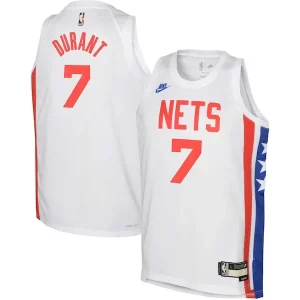 Kevin Durant Brooklyn Nets Nike Youth 2022/23 Swingman Jersey Fabulous White Classic Edition Perfect for Game Day