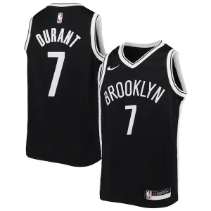 Kevin Durant Brooklyn Nets Nike Youth Swingman Jersey Icon Edition Black Chic Ideal for Collectors