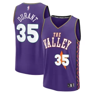 Kevin Durant Premium Phoenix Suns Youth 2024/25 Fast Break Player Jersey City Edition Purple Great for Fans