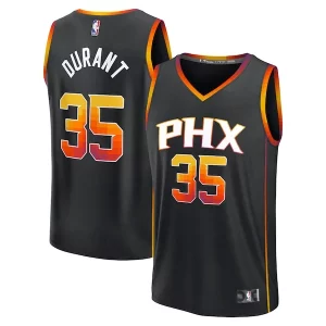 Kevin Durant Phoenix Suns Fast Break Replica Player Jersey Statement Edition Gorgeous Black Perfect for Game Day
