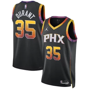 Kevin Durant Phoenix Suns Jordan Brand Unisex Swingman Jersey Statement Gorgeous Edition Black for Basketball Enthusiasts