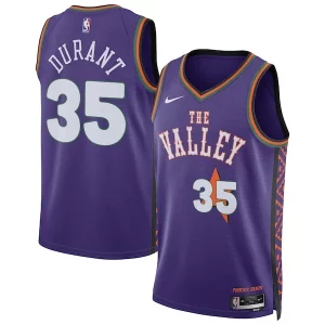 Kevin Durant Phoenix Suns Nike Unisex 2024/25 Swingman Player Jersey City Edition Unique Purple Great for Fans