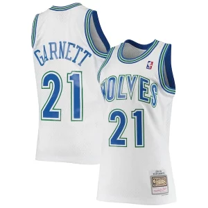 Kevin Garnett Minnesota Timberwolves 1995/96 Hardwood Classics Swingman Jersey Unique White Perfect for Game Day