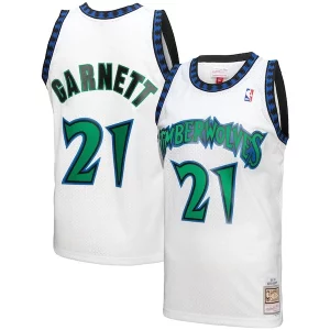 Kevin Garnett Minnesota Timberwolves 1997 98 Hardwood Classics Fabulous Reload 3.0 Swingman Jersey White Ideal for Collectors