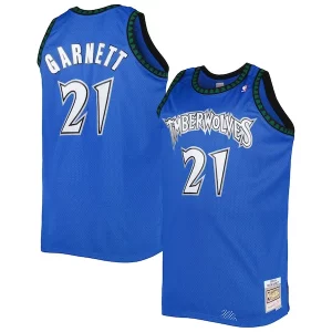 Kevin Garnett Minnesota Timberwolves Big & Tall Hardwood Classics 2003/04 Swingman Jersey Unique Blue Perfect for Game Day