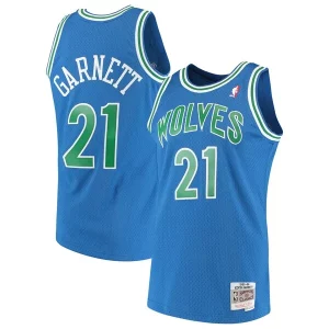 Kevin Garnett Minnesota Unique Timberwolves 1995/96 Hardwood Classics Swingman Jersey Blue Great for Fans