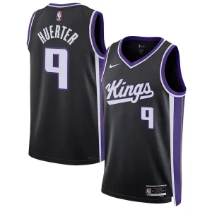 Kevin Huerter Sacramento Kings Nike Unisex Swingman Jersey Association Premium Edition Black for Basketball Enthusiasts