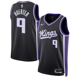 Kevin Huerter Sacramento Kings Nike Unisex Swingman Jersey Icon Edition Black Eye - catching Perfect for Game Day