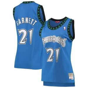 Kevin Unique Garnett Minnesota Timberwolves Women's Hardwood Classics Swingman Jersey Blue for Basketball Enthusiasts