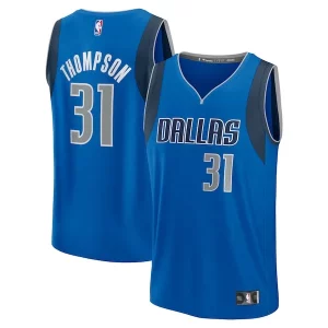 Klay Thompson Dallas Mavericks Youth Fast Break Replica Player Jersey Icon Edition Blue Fabulous Perfect for Game Day