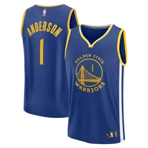 Kyle Anderson Golden State Warriors Fast Break Replica Player Jersey Icon Edition Royal Fabulous Great for Fans